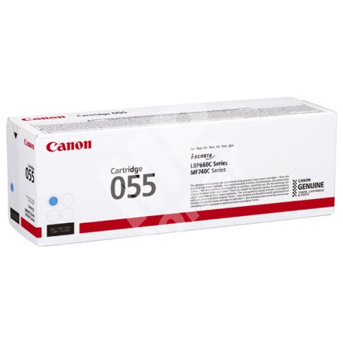 Toner Canon 055C, cyan, 3015C002, originál 1