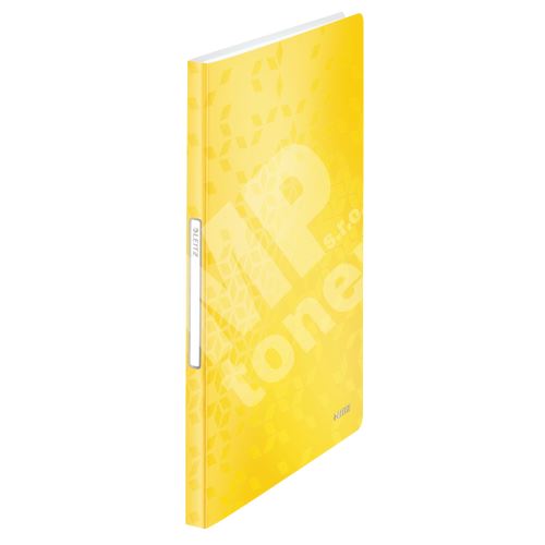 Katalogová kniha Leitz WOW, 40 kapes, žlutá 1