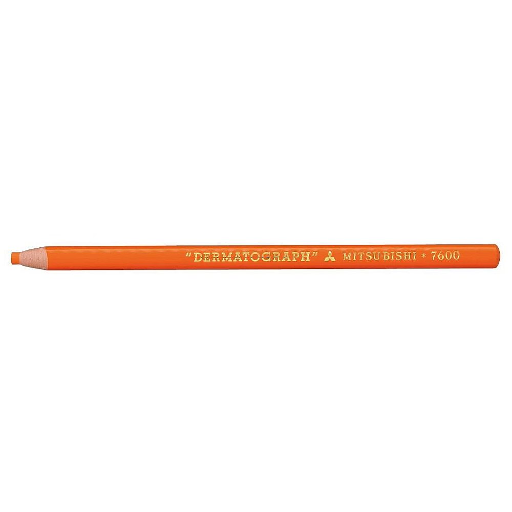 Popisovací tužka Uni Dermatograph 7600, oranžová