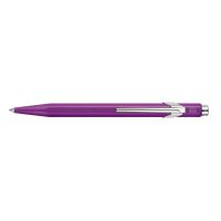 Kuličkové pero Caran d'Ache "849 Colormat-X", modrá náplň M, fialové tělo Kuličkové pero Caran d'Ache "849 Colormat-X", modrá náplň M, fialové tělo