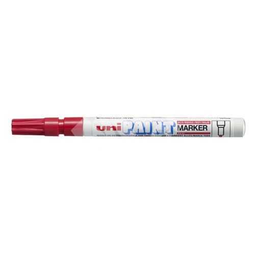 Uni Paint Fine lakový popisovač PX-21, 0,8-1,2 mm, červený 1