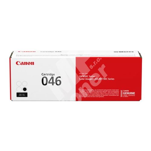 Toner Canon 046, black, 1250C002, originál 1