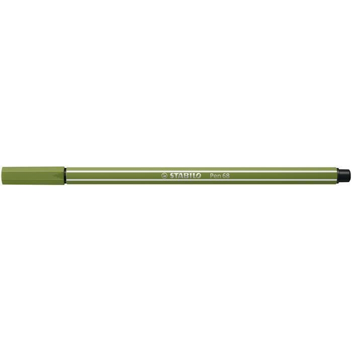 Fix Stabilo Pen 68, 1 mm, mechová zelená