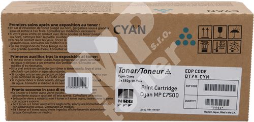 Toner NRG DT75C, cyan, 841401, 841397, originál 1