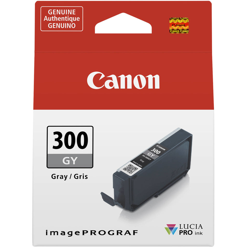 Inkoustová cartridge Canon PFI-300GY, iPF-300, grey, 4200C001, originál