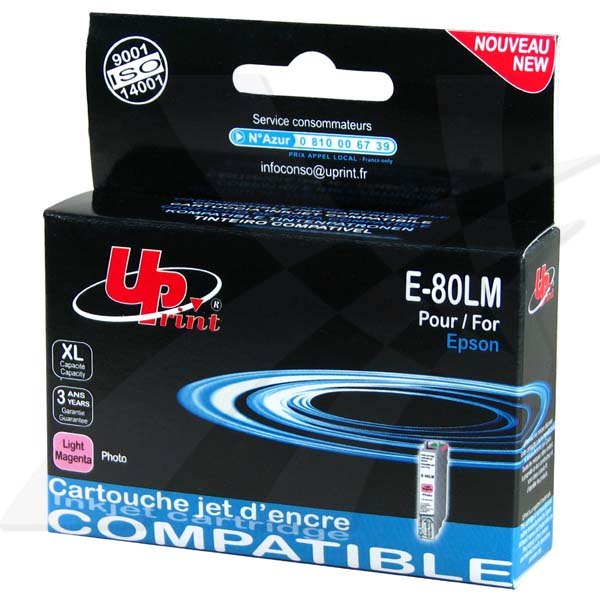Kompatibilní cartridge Epson T080640, R625, RX560, R360, light magenta, UPrint