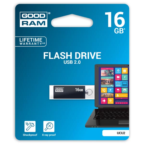 16GB Goodram UCU2, USB flash disk 2.0, černý