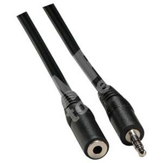 Audio kabel kabel 3.5mm stereo jack/3.5mm stereo jack, F/M, 5m, LOGO 1