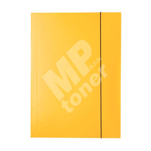 Desky s gumičkou Economy, 15 mm, karton, A4, žlutá, Esselte 1