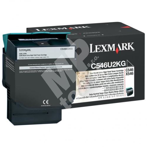 Toner Lexmark C546/X546, C546U2KG, originál 1