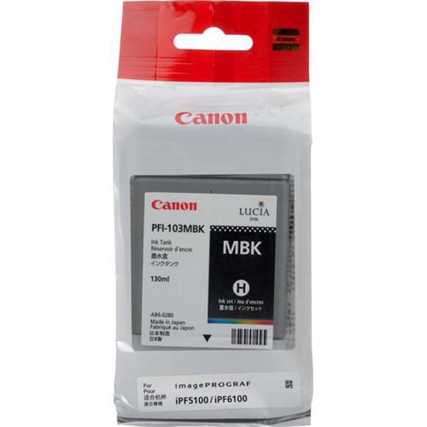 Inkoustová cartridge Canon PFI103MB, matte black, 2211B001AA, originál