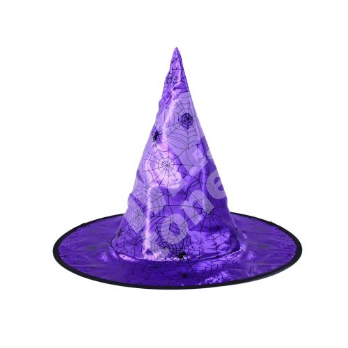 Klobouk čarodějnický dětský fialový 1