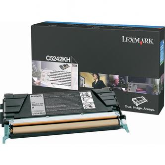 Toner Lexmark C524, černá, 00C5242KH, originál