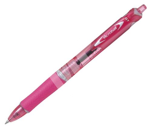 Kuličkové pero Pilot Acroball, růžové, 0,7 2