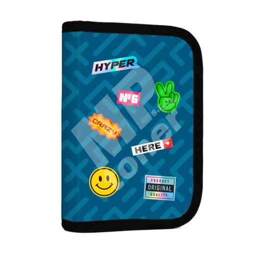 Penál 1 patrový 2 chlopně, prázdný Oxy Go Stickers 1