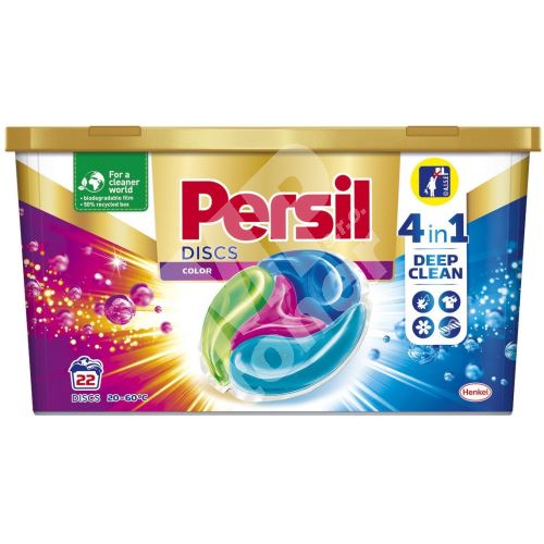Persil Discs Color 4v1 kapsle na praní barevného prádla box 22 dávek 550 g 1