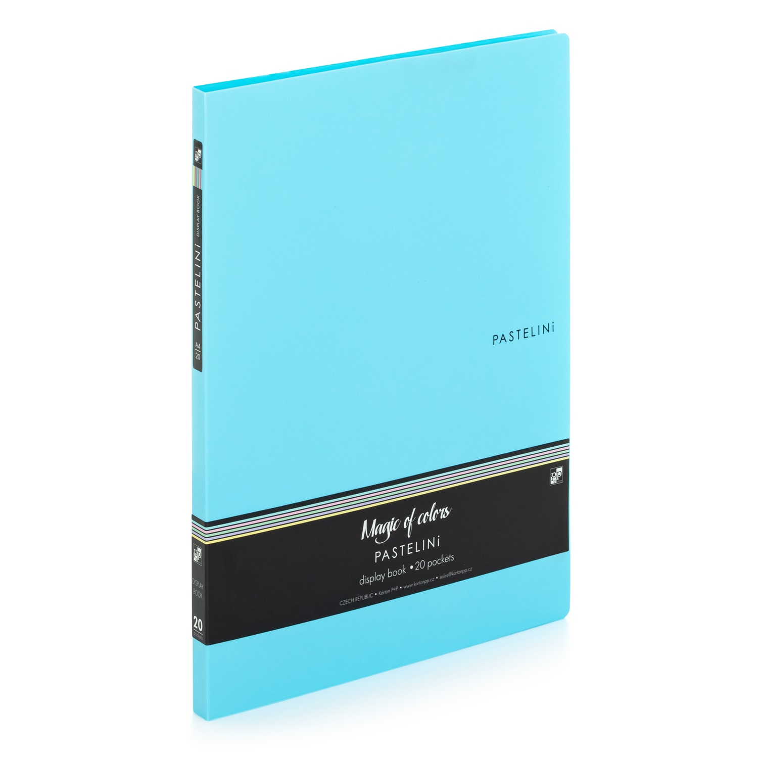 Katalogová kniha A4 Pastelini, modrá