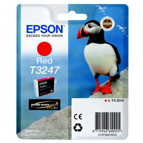 Inkoustová cartridge Epson C13T32474010, SureColor SC-P400, red, originál