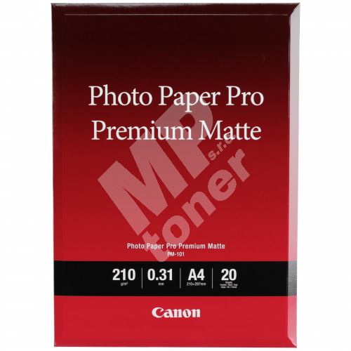 Canon Photo paper premium matte, foto papír, matný, bílý, A4, 210 g/m2, 20 ks 1