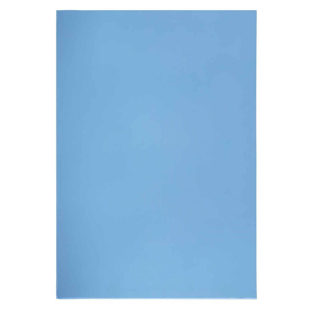 Průhledný obal A4 "L" PVC 140mic., modrá, 10ks (2-026M)