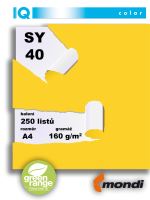 Barevný papír IQ SY 40 A4 160g intenzivní zlatožlutá 1bal/250ks 2 (1)