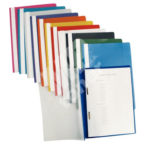 Desky s rychlovazačem Standard, tmavě modrá, A4, 25ks, PP, Esselte 4