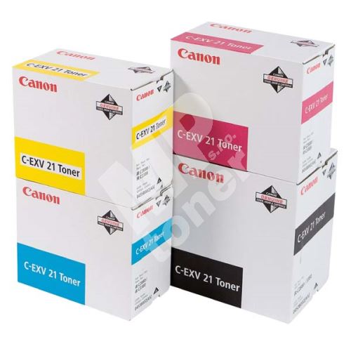 Toner Canon CEXV21, modrá, originál 1