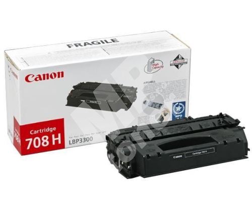 Toner Canon CRG708H, LBP-3300, černá originál 1