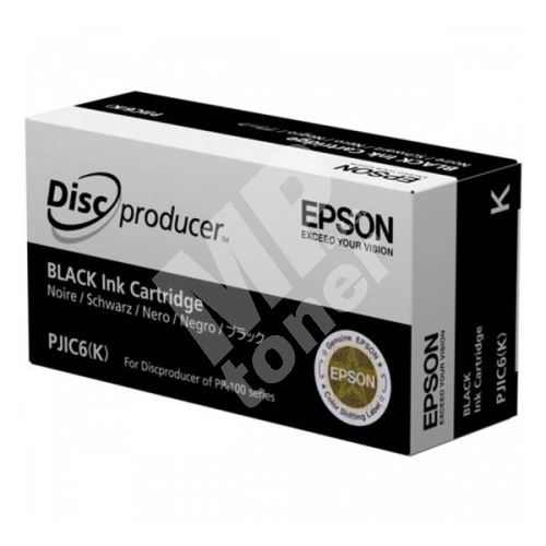 Cartridge Epson PP-100, C13S020452, black, PJIC6, originál 1