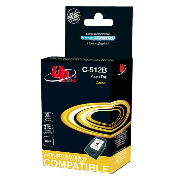 Kompatibilní cartridge Canon PG-512BK, black, TB, UPrint