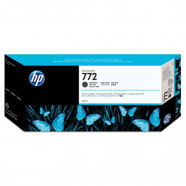 Inkoustová cartridge HP CN635A, DesignJet Z5200, matte black, No.772, originál