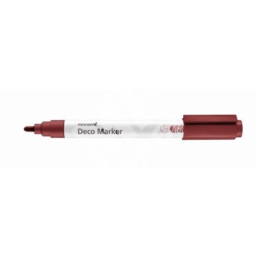 Popisovač Monami Deco Marker 460, hrot 2 mm, metallic red 1