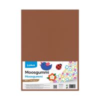 Moosgummi Luma A4, hnědá, 10ks