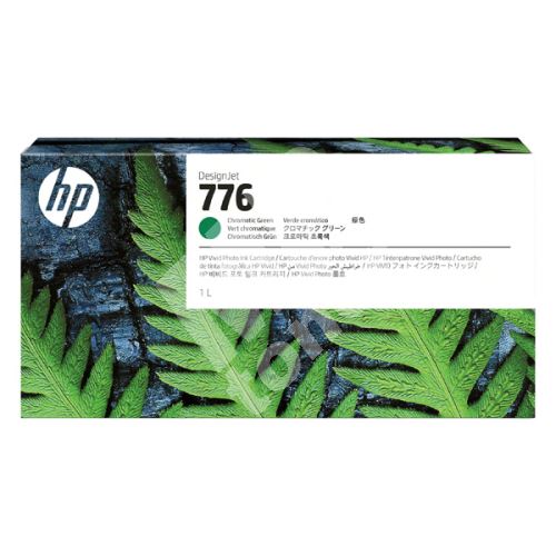 Cartridge HP 1XB03A, Chromatic Green, 776, originál 1
