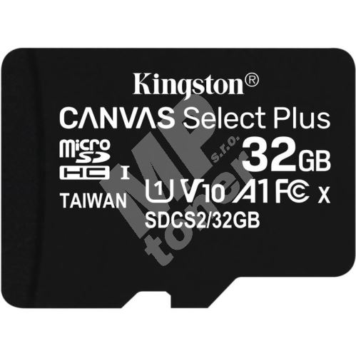 32GB Kingston microSDHC Canvas Select Plus A1 CL10 1