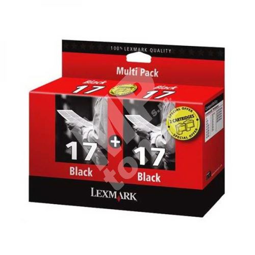 Cartridge Lexmark 080D2954B No. 17, Twin, originál 1