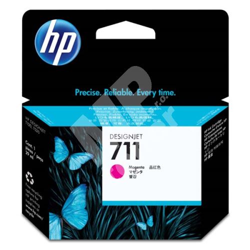 Cartridge HP CZ131A, magenta, No. 711, originál 1