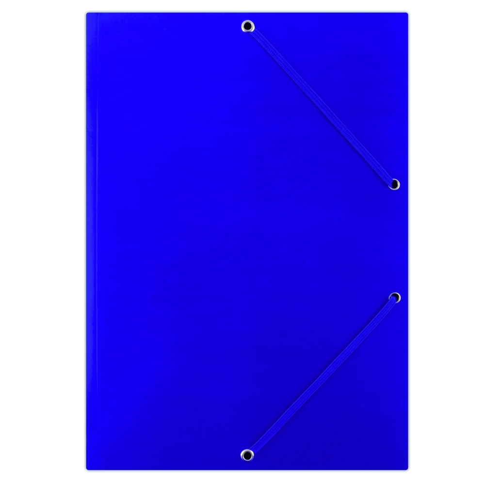 Spisové desky s gumičkou Donau, A4, 3 klopy, modré