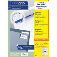 Samolepící etikety Ultragrip 38 x 21.2 mm, 30 listů A4 6121 1 (1)