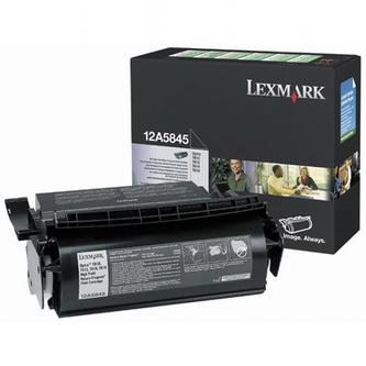 Toner Lexmark 12A5845 Optra T616, T612, T614 černá, return high capacity originál
