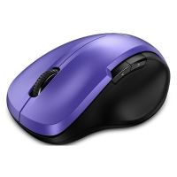 Ergonomická myš Genius Ergo 8200S, 1200DPI, optická, 5tl., bezdrátová, fialová 3 (2)