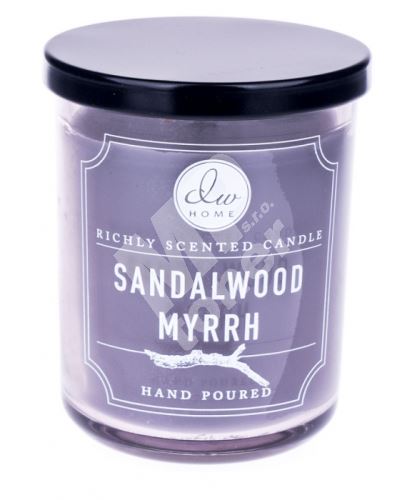 DW Home Vonná svíčka ve skle Myrta a santalové dřevo - Sandalwood Myrrh, 4oz 1