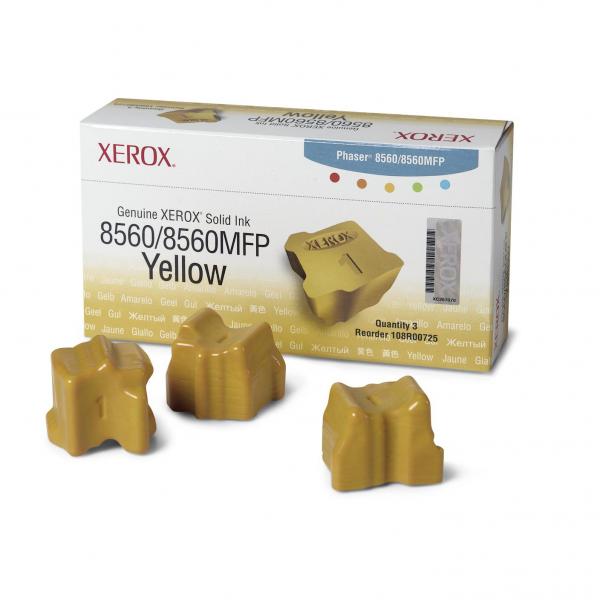 Toner Xerox 108R00725, PH8560, yellow, originál
