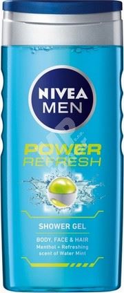 Nivea Men Power Refresh sprchový gel na tělo, tvář a vlasy 250 ml 1