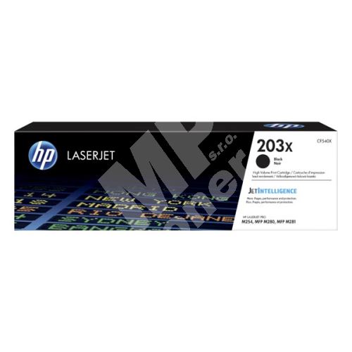 Toner HP CF540X, black, 203X, originál 1