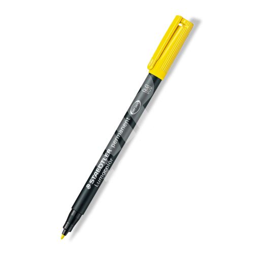 Staedtler Lumocolor 317 M, permanentní popisovač, žlutá, 1 mm, OHP 1