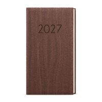 Týdenní diář - Jakub - Wood - kapesní - hnědá Týdenní diář - Jakub - Wood - kapesní - hnědá
