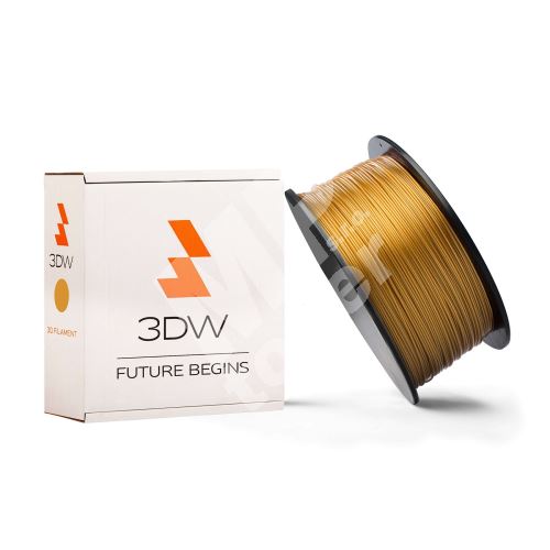 Tisková struna 3DW (filament) ABS, 1,75mm, 1kg, zlatá 1