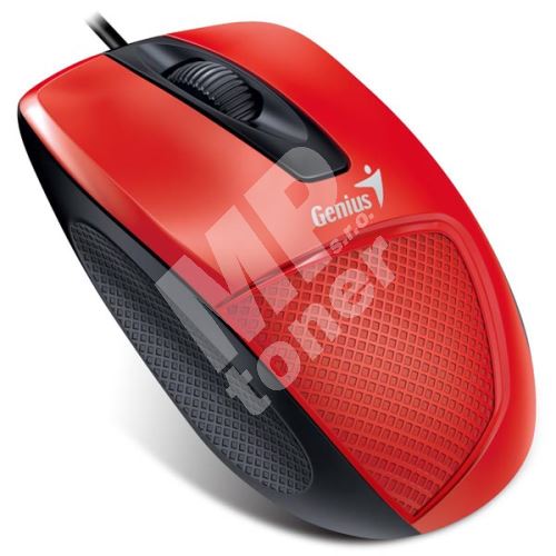 Genius myš DX-150, optická, drátová (USB), červená 1