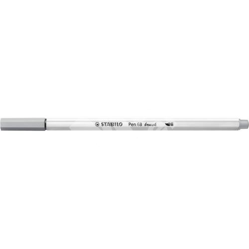 Štětcový fix Stabilo Pen 68 brush, studená šedá 1